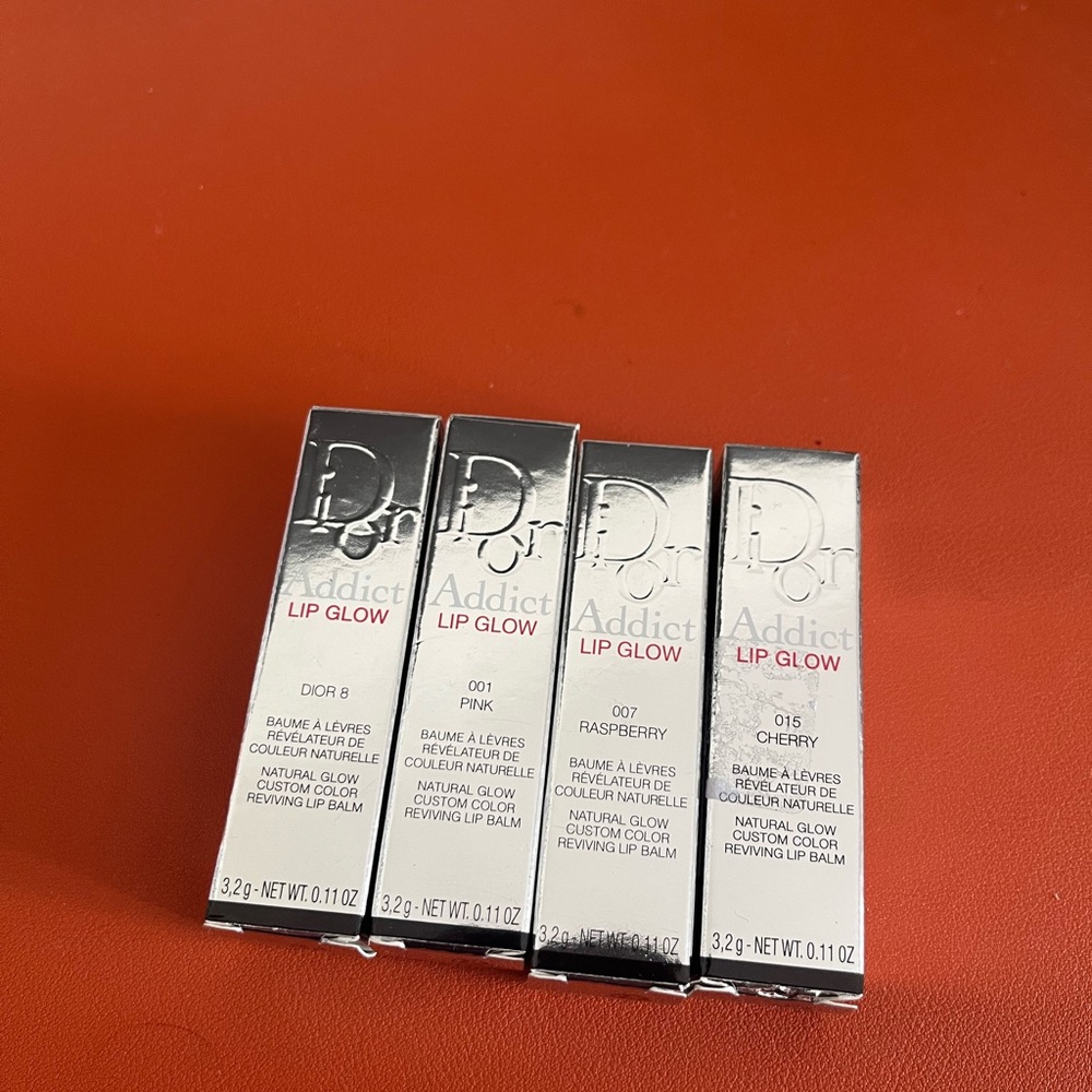 Dior Addict Lip Glow - Choice of Pink 001, Raspberry 007, Cherry 015, Dior 08